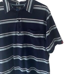 The North Face Polo Shirt Striped‎ Casual Short Sleeve Mens XL EUC